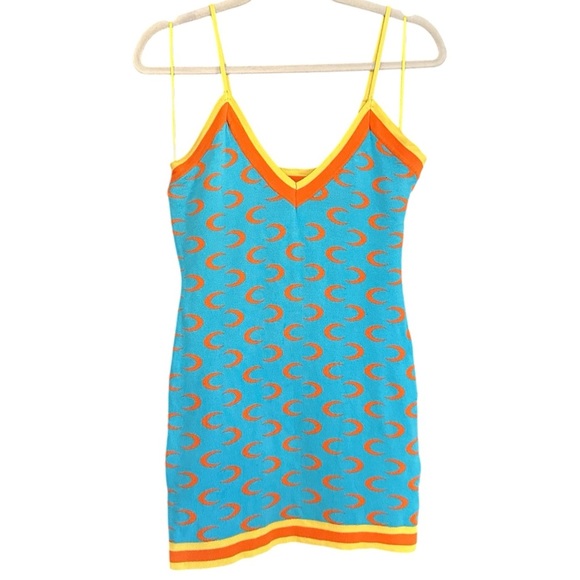 immodel Dresses & Skirts - Neon Moon Celestial Print Spaghetti Strap Knitted Bodycon Mini Dress Large